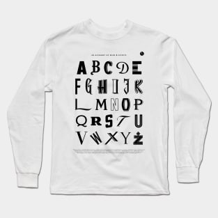 An Alphabet of Wines & Spirits Long Sleeve T-Shirt